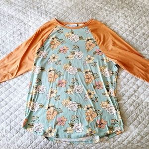 LuLaRoe 2XL Floral Shirt
